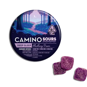 Camino Sours Blackberry Dream 10:10:10 Gummies
