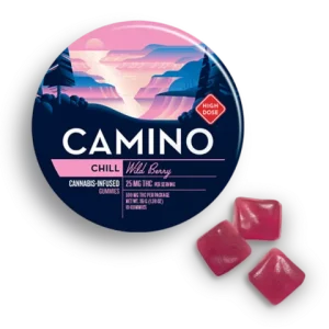 Camino Wild Berry High Dose Chill Gummies