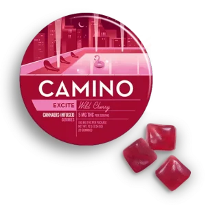 Camino Wild Cherry Excite Gummies