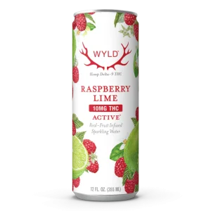 Raspberry Lime THC Sparkling Water | Active