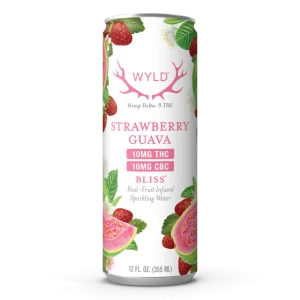 Strawberry Guava THC:CBC Sparkling Water | Bliss
