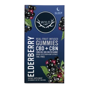 Elderberry CBD:CBN Gummies | CBD-Only