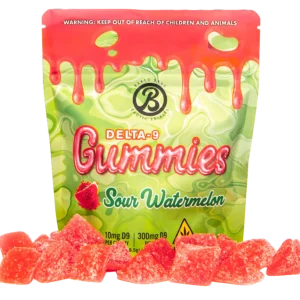 Sour Watermelon THC Gummies